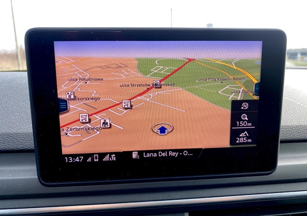 Audi A4 cena 86977 przebieg: 188895, rok produkcji 2019 z Myślenice małe 704